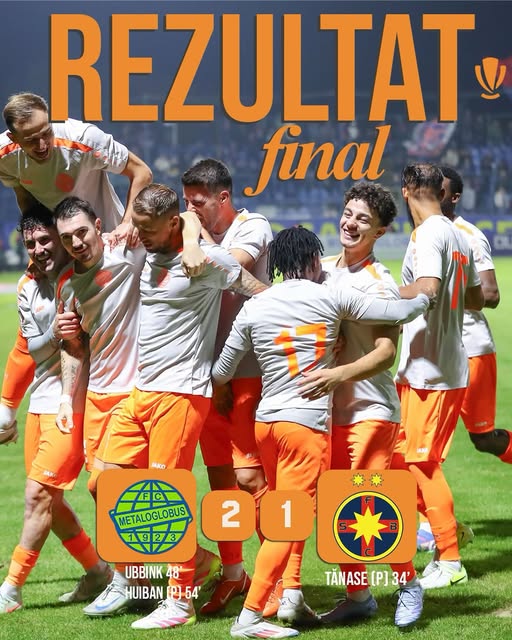 Metaloglobus scrie istorie în Superligă: victorie fabuloasă, 2-1, împotriva campioanei FCSB! Metaloglobus produce surpriza sezonului, invingand campioana FCSB